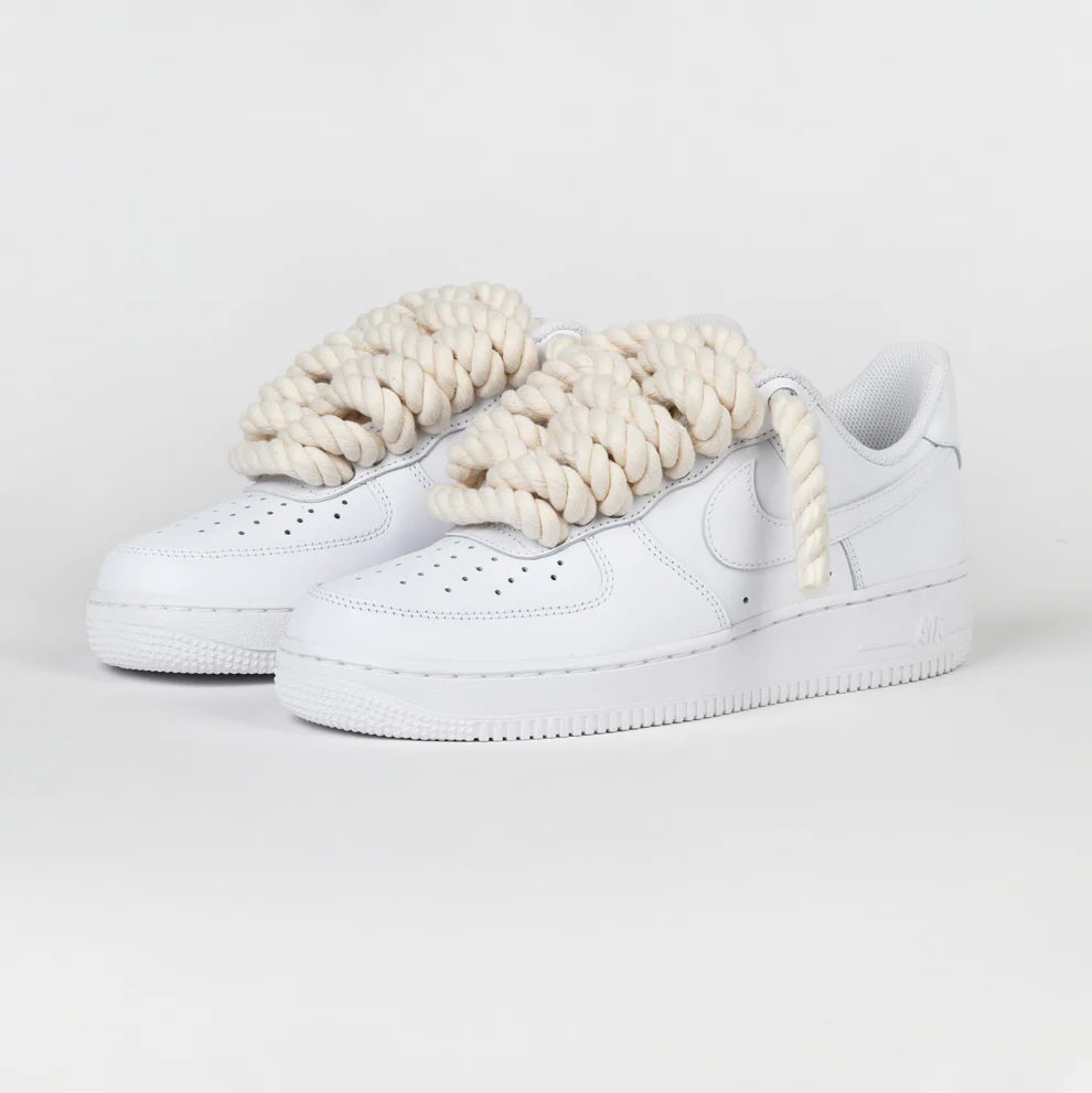 airforce 1 rope laces all white – my.ropez
